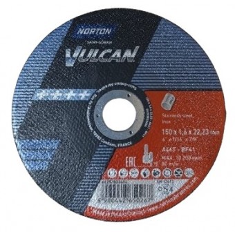 Disc debitat inox Norton Vulcan 150*1.6*22.2