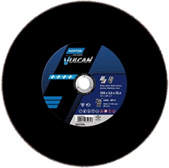 Disc debitat otel Norton Vulcan 400*3.2*25.4 pentru masini stationare - debitatoare