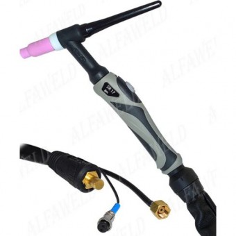 Pistol WIG/TIG SR18 racit cu lichid, piele , 4 m lungime